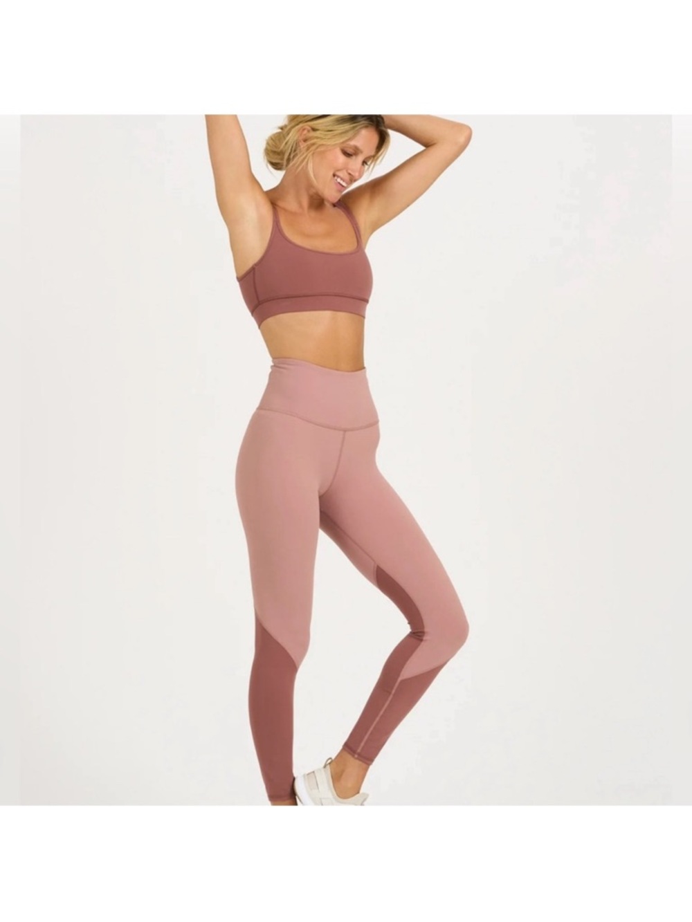 Vuori legging size med. Pink /muave